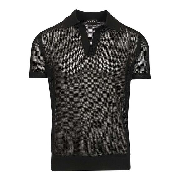 Tom Ford Men Knitted Polo Shirt